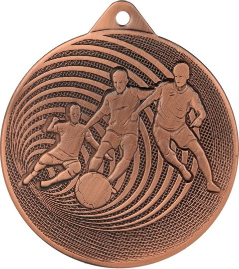 Medal brązowy- piłka nożna - medal stalowy Medal brązowy- piłka nożna - medal stalowy