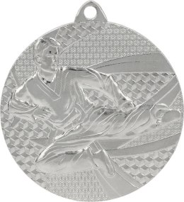 Medal srebrny- karate - medal stalowy