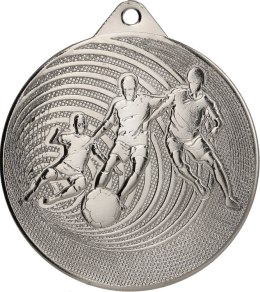 Medal srebrny- piłka nożna - medal stalowy