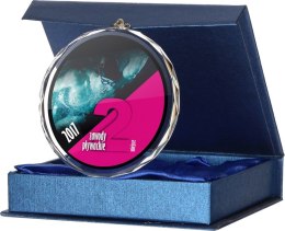 Medal szklany z etui