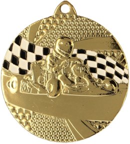 Medal złoty gokart- medal stalowy