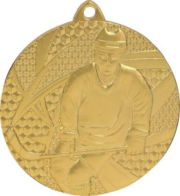 Medal złoty- hokej - medal stalowy