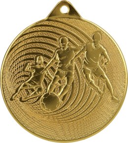 Medal złoty- piłka nożna - medal stalowy