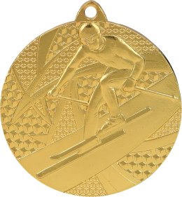 Medal złoty zjazd narciarski - medal stalowy