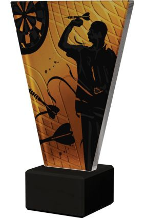 Trofeum szklane - Dart/Rzutki VL1/DAR/BK