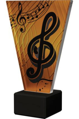 Trofeum szklane - Muzyka VL1/MUS/BK