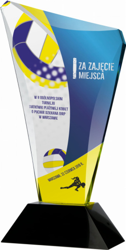 Trofeum szklane z Etui C068