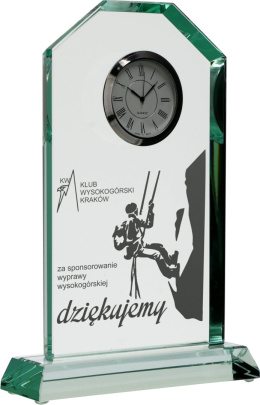 Trofeum szklane z Etui G029